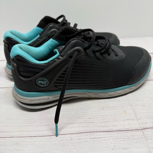 Timberland Pro® Composite Safety Toe Women's Shoes 8 DRIVETRAIN Black Blue - Picture 7 of 11